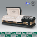 Style populaire américain 18ga en acier cercueil de Chine fournisseur LUXES
